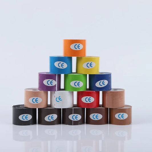 Waterproof Kinesiology Tape – Muscle Support & Pain Relief for Sports & Recovery (1 Roll)